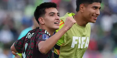 Mora celebrando. Foto: Selección Mexicana