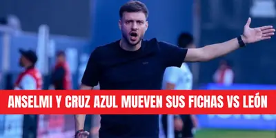 Nadie lo vio venir y Anselmi sorprende con el XI inicial el Cruz Azul vs León