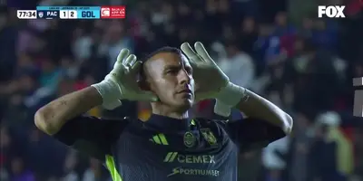 Nahuel celebrando. Captura de FOX