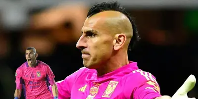 Nahuel Guzmán en partido con los Tigres. Foto: Fútbol Total