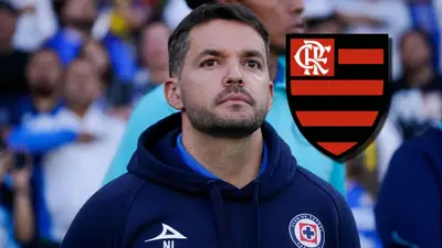 Nicolás Larcamón-Flamengo-Cruz Azul / Foto: Récord