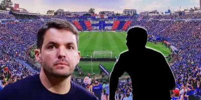 Nicolás Larcamón junto a futbolista incógnito / FOTO DEBATE