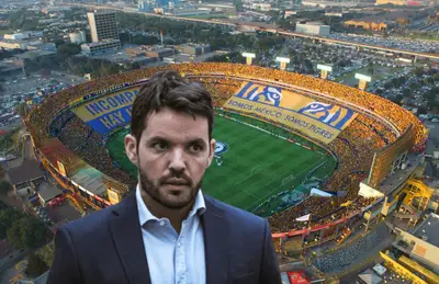 Nicolás Larcamón y Estadio Universitario/Foto Club Tigres.