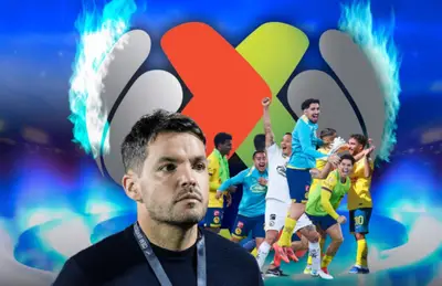 Nicolás Larcamón y jugadores del América/Foto Marca.