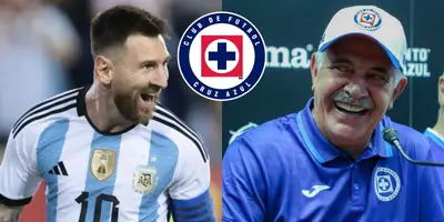 No sólo el Tuca, otro jugador de Cruz Azul le advierte a Messi sobre el partido que tendrán.