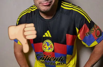 Nueva camiseta del América y emoji de dedo pulgar/ Foto Adidas.