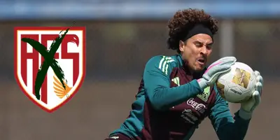 Ochoa en entreno. Foto: Guillermo Ochoa en Facebook