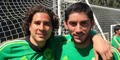 Ochoa y Corona en el Tri. Foto: Ochoa en X
