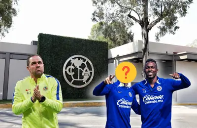 Oficinas de Coapa, André Jardine y futbolistas del América abrazados/ Foto Águilas Monumental.