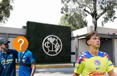 Oficinas del América, Igor Lichnvosky y Jardine charlando con otro jugador/ Foto Diario ESTO.