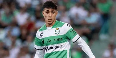 Omar Campos fue uno de los destacados de Santos Laguna