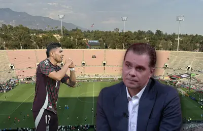Orbelín Pineda celebrando y Christian Martinoli/ Foto David Faitelson.