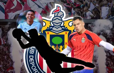 Oscar Whalley, silueta de portero y Kevin Mier/ Foto Oferten Oferten.