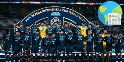 Pachuca tras ser subcampeón. Foto: FIFA