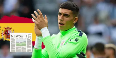 Padilla en partido con Bilbao. Foto: Infobae