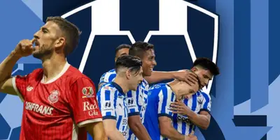 Paulinho junto a futbolistas de Rayados / FOTO TRANSFERMARKT