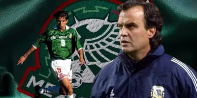 Paulo César Chávez junto a Marcelo Bielsa / FOTO TNT SPORTS