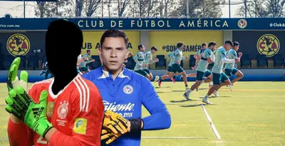 Portero incógnito de Alemania junto a Luis Ángel Malagón / FOTO X