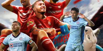 Póster del Toluca previo al partido vs Cruz Azul, tomado del Deportivo Toluca.