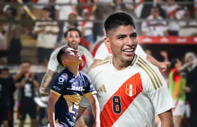 Quispe anotó con Perú el dái de ayer.