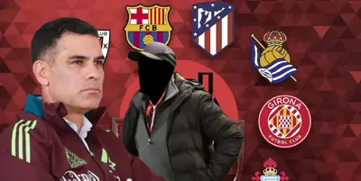 Rafa Márquez junto a entrenador incógnito / FOTO ESPN