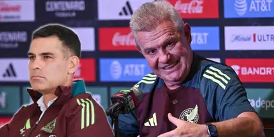 Rafael Márquez junto a Javier Aguirre / FOTO MILENIO