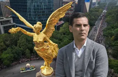 Rafael Márquez y Ángel de la Independencia/Foto Quadratín Guerrero.