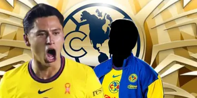 Ramón Juárez junto a futbolista incógnito del América / FOTO JUAN FÚTBOL