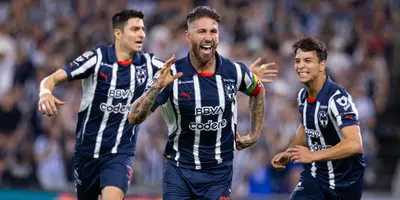 Ramos celebrando gol. Foto: Rayados
