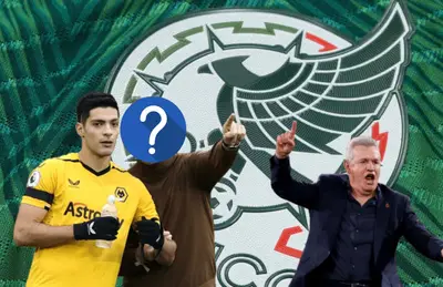 Raúl Jiménez, DT oculto y Javier Aguirre/ Foto Girodisarajevo.ba