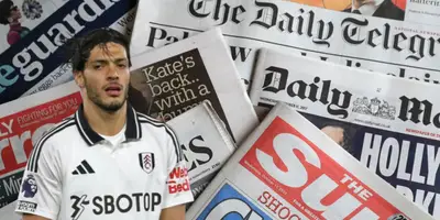 Raúl Jiménez en el Fulham vs Brighton / FOTO X