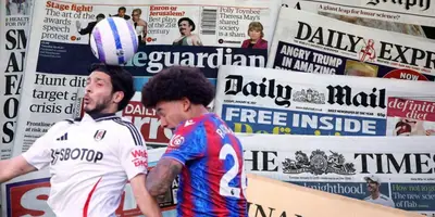 Raúl Jiménez en el Fulham vs Crystal Palace / FOTO X