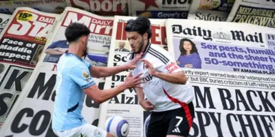 Raúl Jiménez en el Fulham vs Manchester City / FOTO ESTO