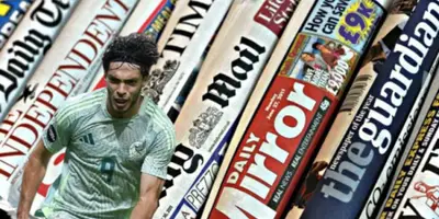 Raúl Jiménez festejando su gol ante Honduras / FOTO CLARO SPORTS