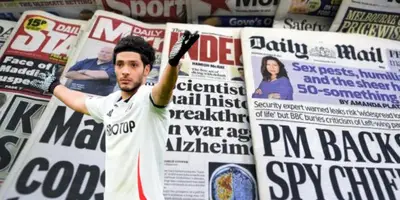 Raúl Jiménez junto a diarios ingleses / FOTO ESPN