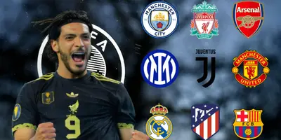 Raúl Jiménez junto a equipos de Europa / FOTO GETTY IMAGES