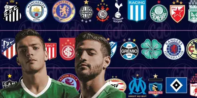 Raúl Jiménez y Carlos Vela junto a clubes del mundo / FOTO Facebook