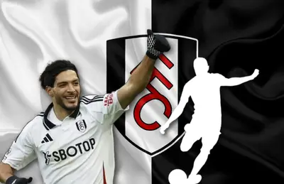 Raúl Jiménez y silueta de jugador pateando/ Foto Wallpaper Abyss.