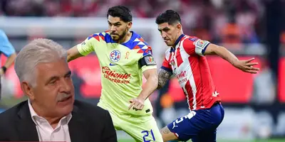 Ricardo Ferretti junto al Chivas vs América / FOTO MEXSPORT