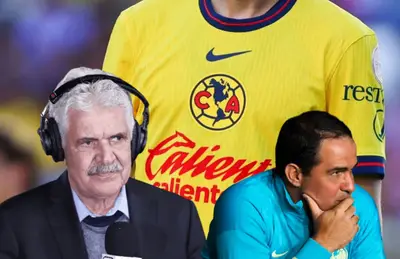 Ricardo Ferretti y André Jardine pensativo/Foto TV Azteca.