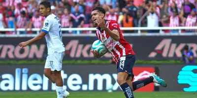 Ricardo Marín realizó su primer gol con Chivas en el partido contra Monterrey en el Akron.