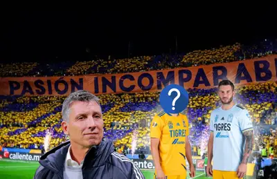 Robert Siboldi feliz y André Pierre Gignac/ Foto Claro Sports.