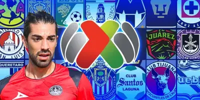 Rodolfo Pizarro junto a equipos de la Liga MX / FOTO SOY FÚTBOL