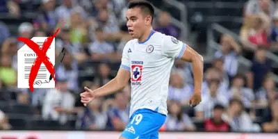 Rodríguez en partido con Cruz Azul. Foto: Estadio Deportes