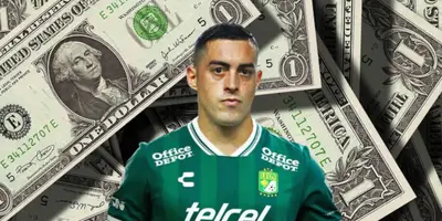 Rogelios Funes Mori con el jersey del León / FOTO ANDRÉ MARÍN