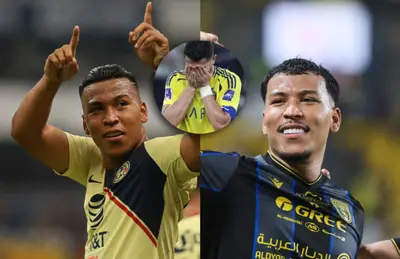 Roger Martínez con camiseta del América y Al Taawoun/ Foto AS Colombia.