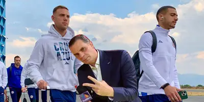 Rotondi y GG llegando a Juárez. Foto: Cruz Azul