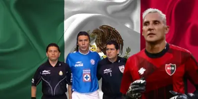 Rubén Gigena junto a Keylor Navas / FOTO LA NACIÓN