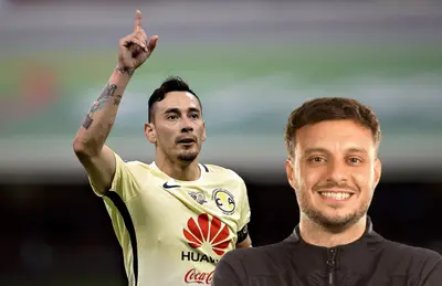 Rubens Sambueza y Martín Anselmi sonriendo / Foto Kings League.