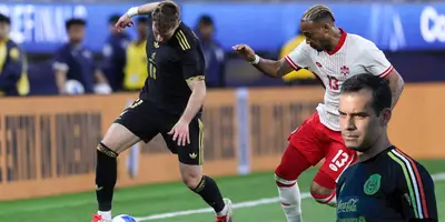 Santi vs Canadá. Foto: Selección Mexicana